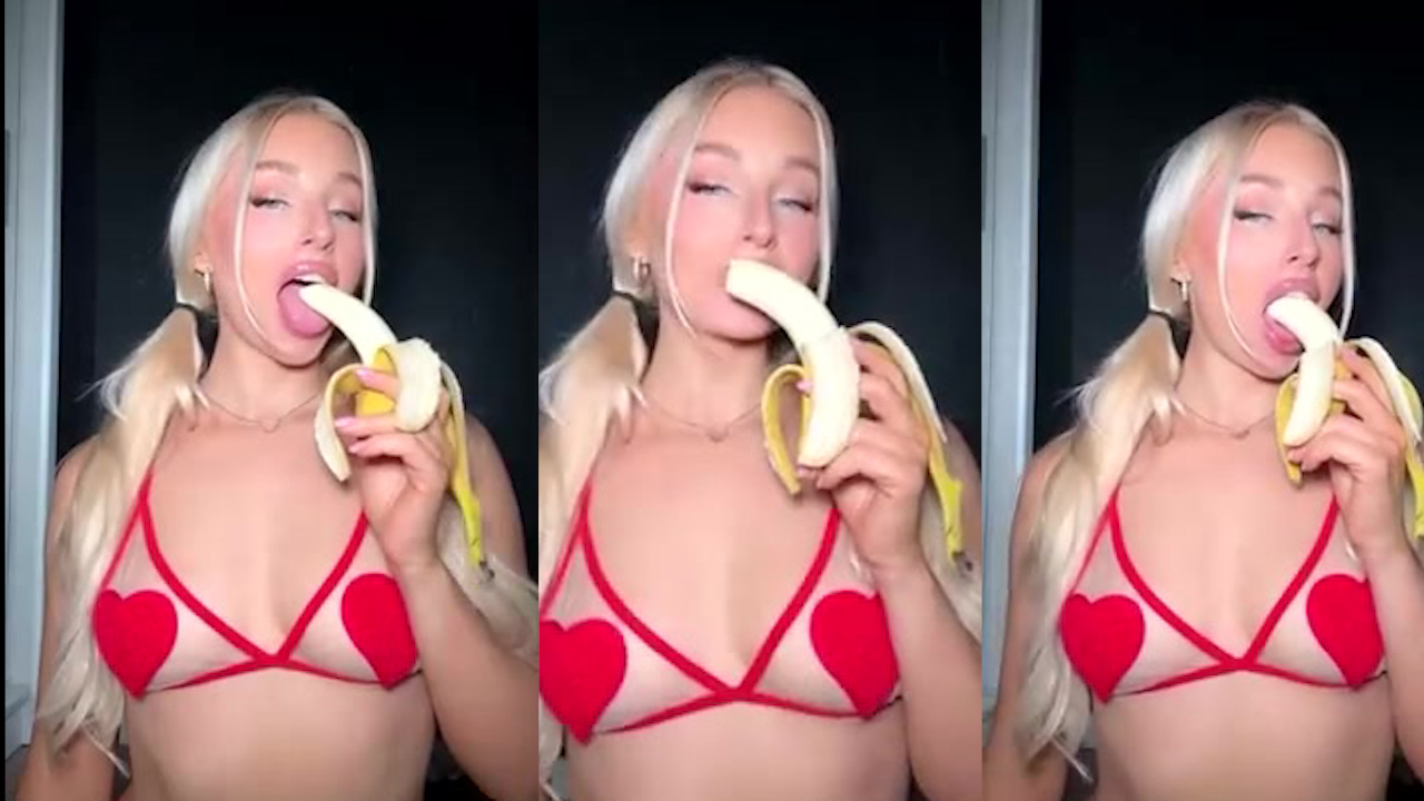 Charlotte Parkes Suck Banana Orgasm – Onlyfans s