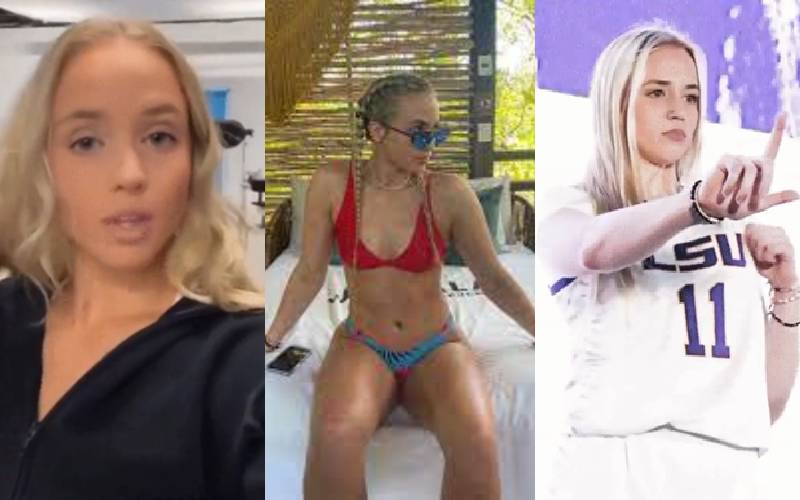 Hailey Van Lith Hot Naughty Boobs On Bed