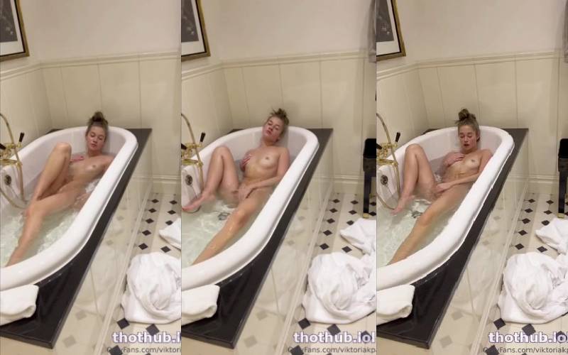Viktoria Kpa Onlyfans  Nude Naughty In The Bathtub