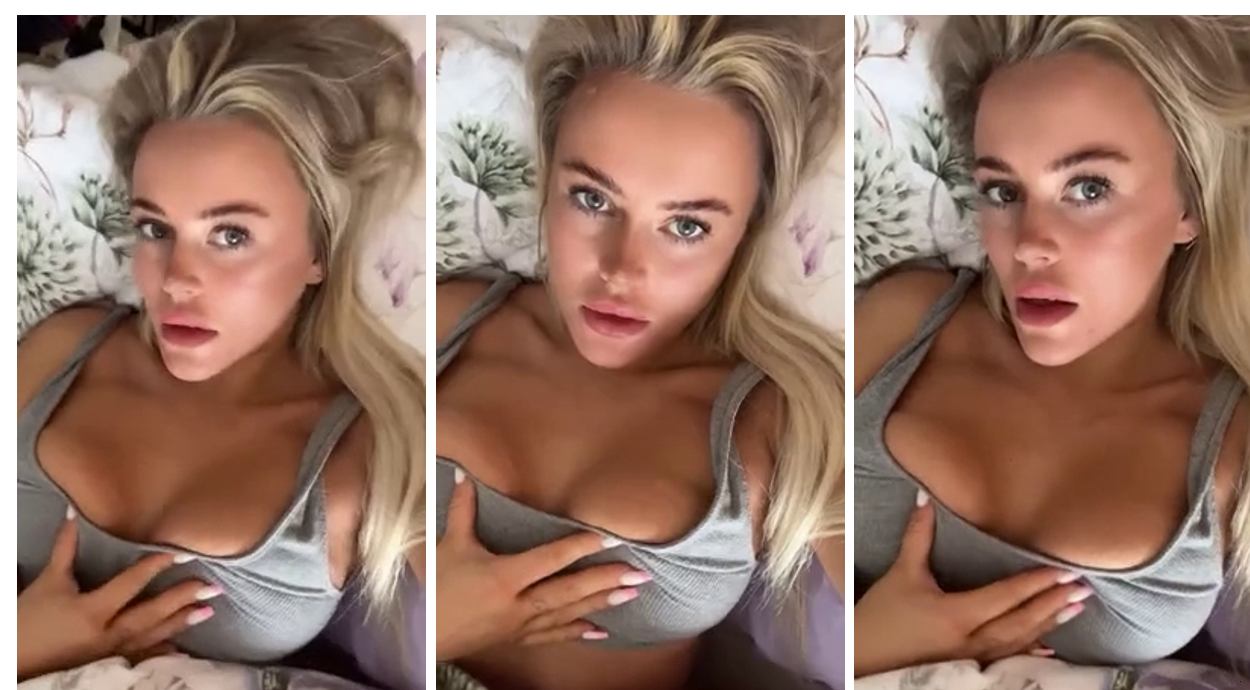 Jolie Becker Tits play on Bed – Onlyfans video