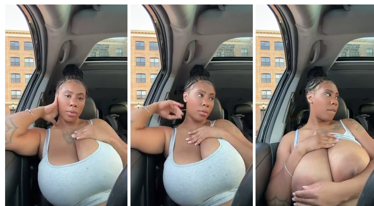 Missvenusgold Tease Boobs In Car Video Full
